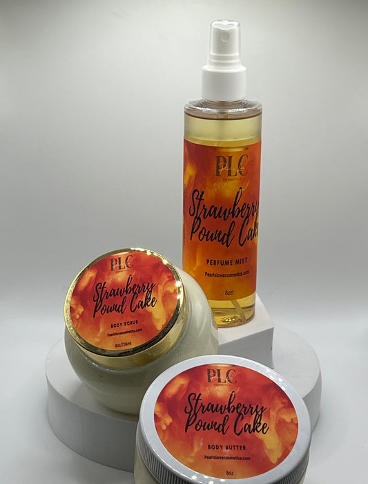 Strawberry Pound Cake Body Bundle