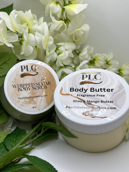 Shea Body Butter and Sugar Scrub